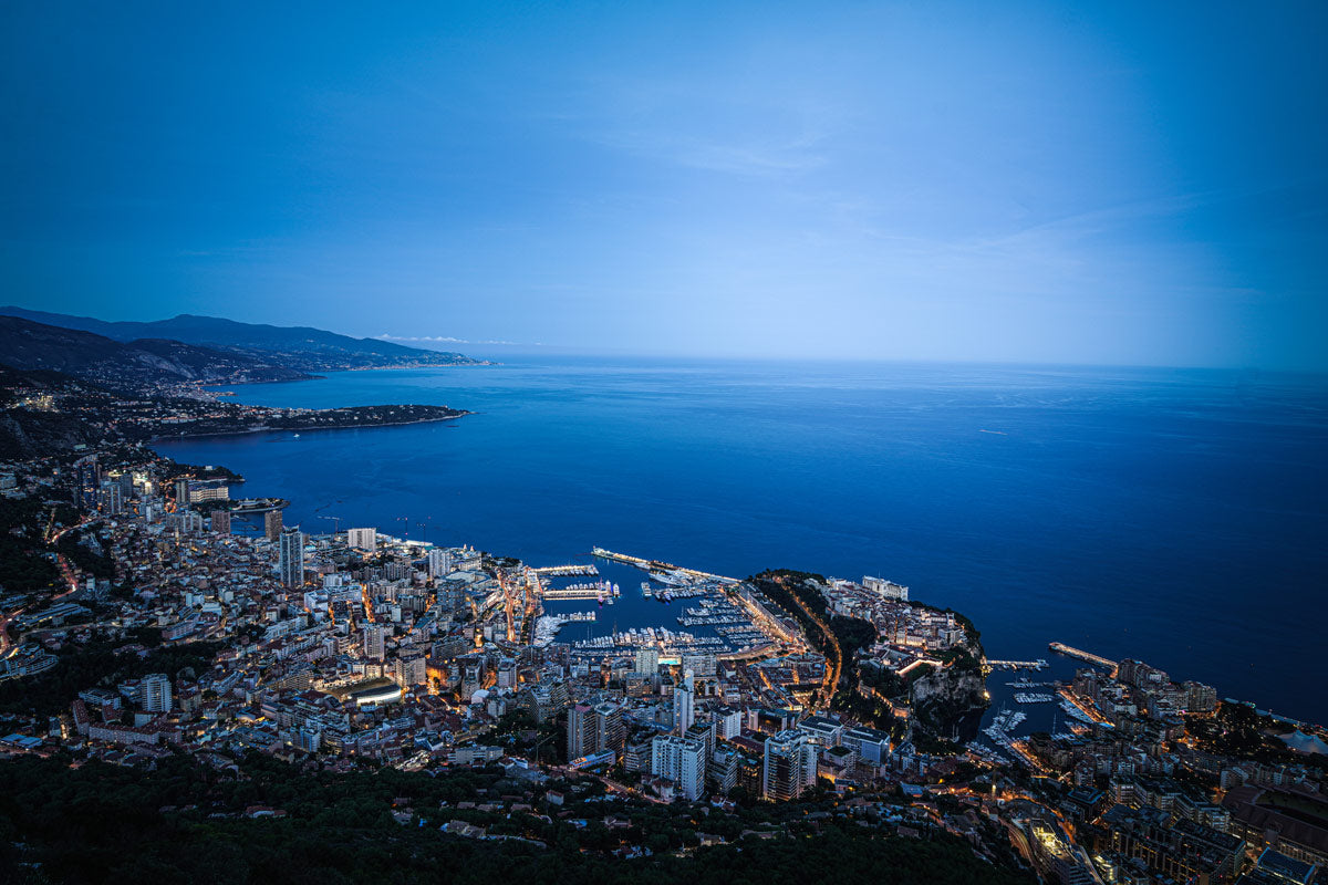 Photography of Monaco's skyline